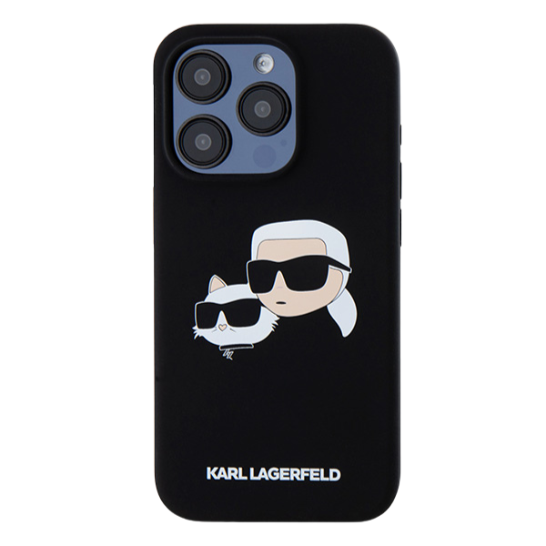 Karl Lagerfeld Silicone Karl & Choupette Head MagSafe Black